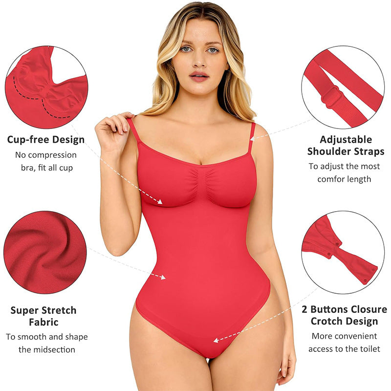 Seamless Shapewear Bodysuit for Tummy Control